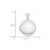 Gold Polished Circle Lockets