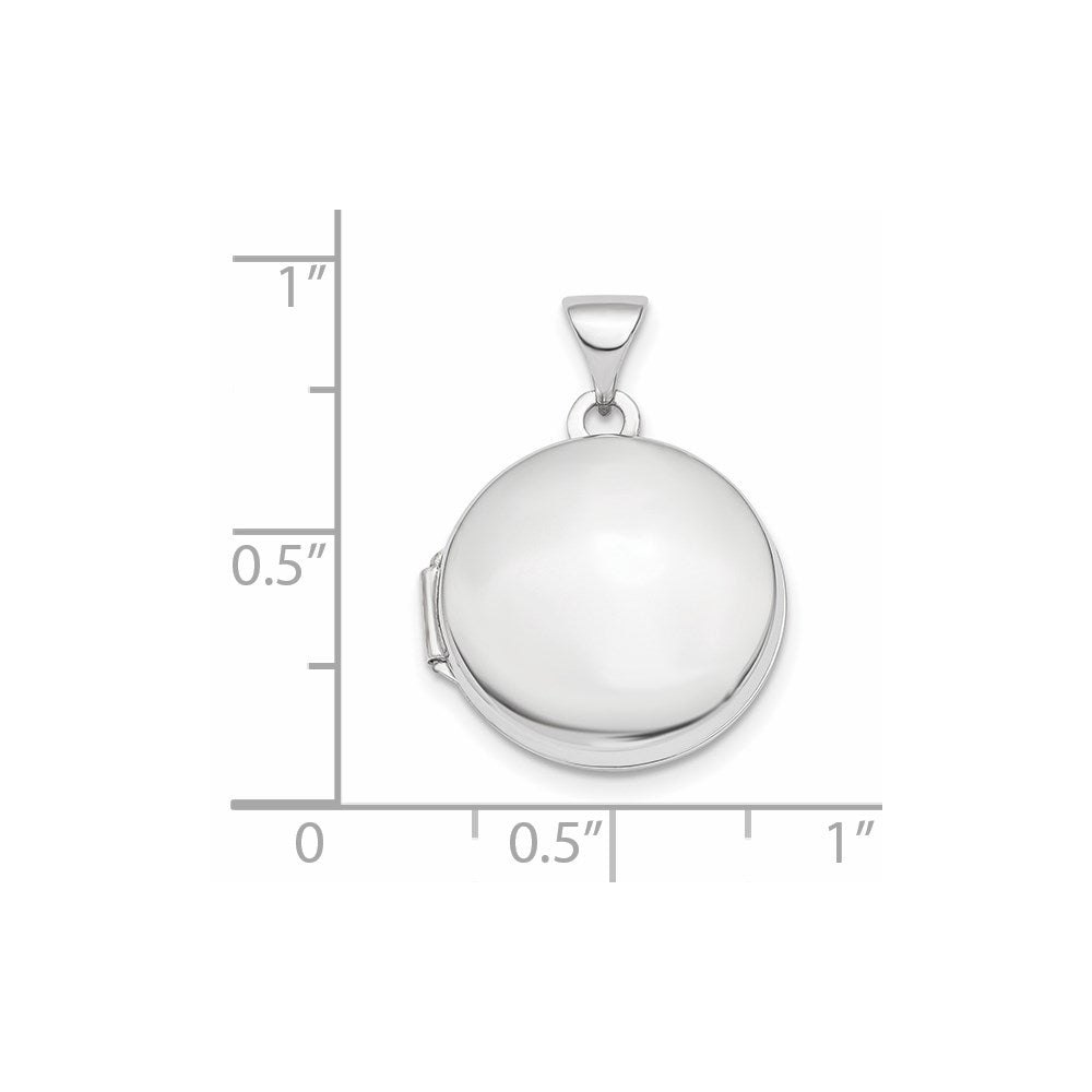 Gold Polished Circle Lockets