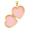 14K Heart Border 19mm Heart Locket