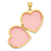 14K Heart Border 19mm Heart Locket