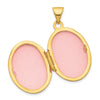 Gold Polished Oval Lockets