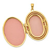 14K Fancy Engraved 38mm Oval Family Locket Holds 6 Photos