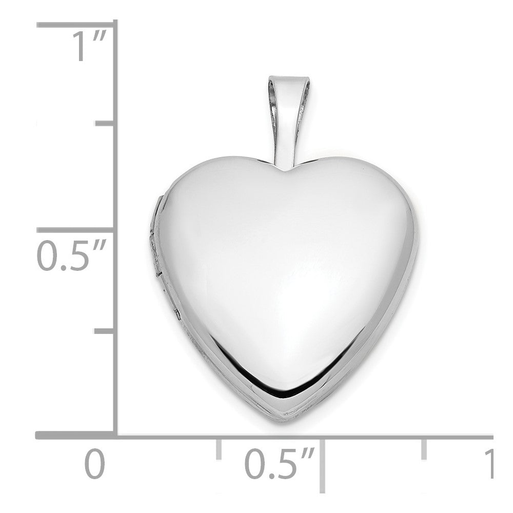 Gold Polished Heart Lockets