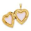 Gold Polished Heart Lockets