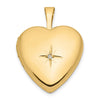 Gold Polished Heart Lockets