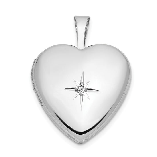 Gold Polished Heart Lockets