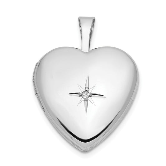Gold Polished Heart Lockets