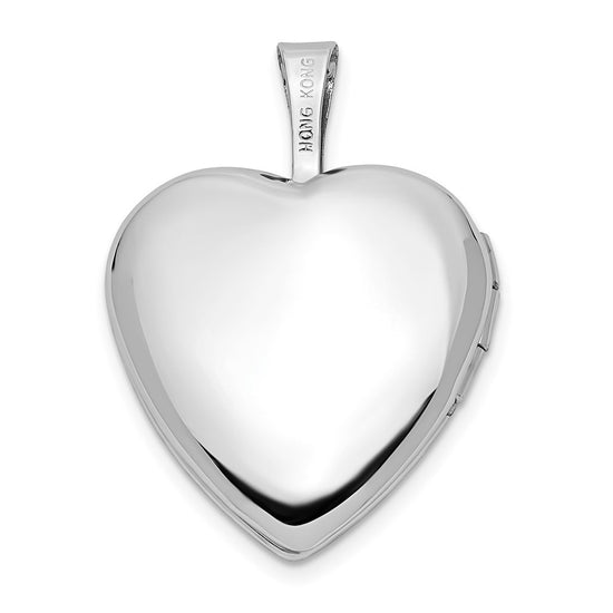 Gold Polished Heart Lockets