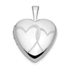 Gold Polished Heart Lockets