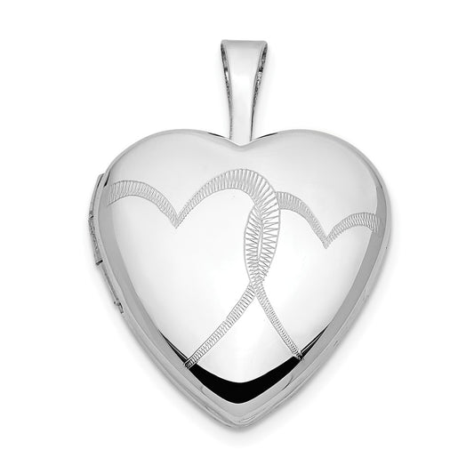 Gold Polished Heart Lockets