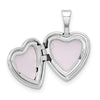 Gold Polished Diamond Heart Lockets