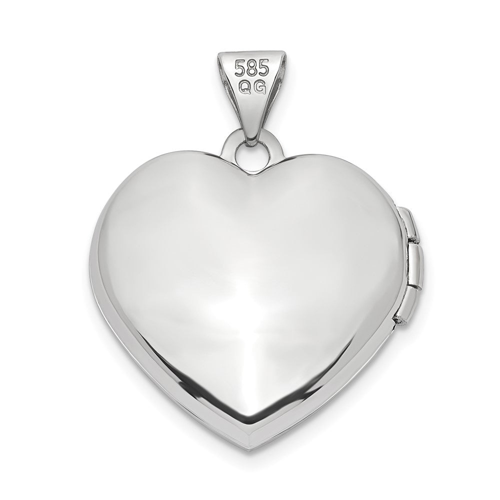 Gold Polished Heart Lockets
