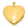 Gold Polished Heart Lockets