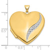 Gold Polished Heart Lockets