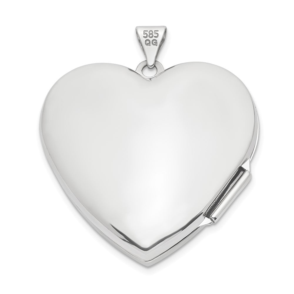 Gold Polished Heart Lockets