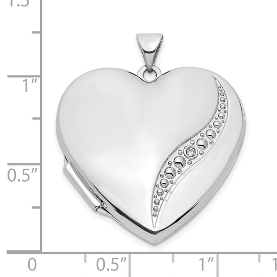 Gold Polished Heart Lockets
