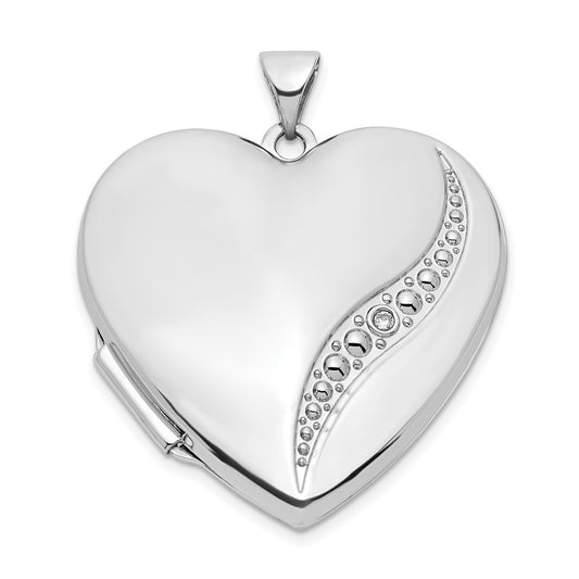 Gold Polished Heart Lockets