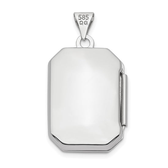 Gold Polished Rctangle Lockets