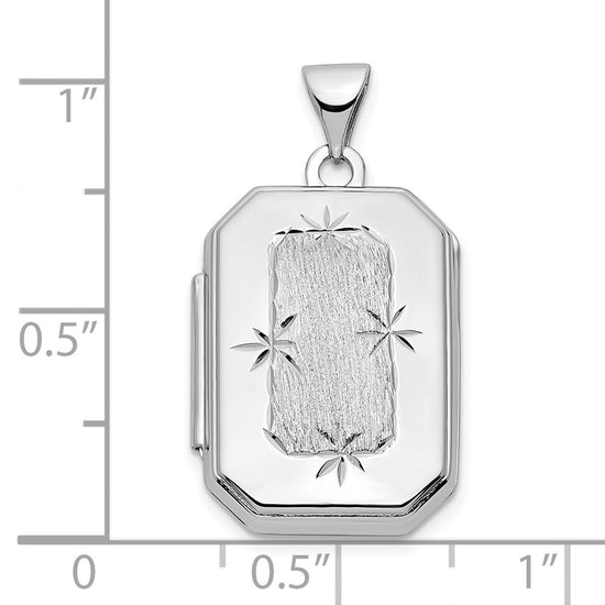 Gold Polished Rctangle Lockets
