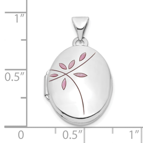 Gold Polished Floral Oval Lockets