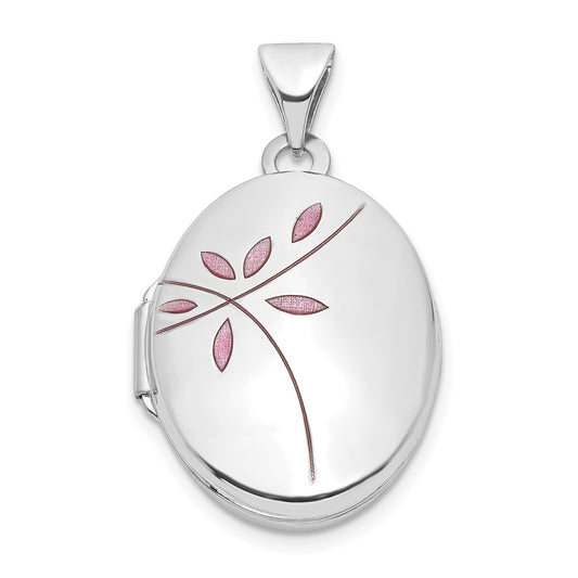 Gold Polished Floral Oval Lockets