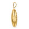 14k Swirl Design 17mm Oval Locket