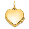 Gold Polished "Forever in my Heart" Lockets