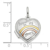 Gold Polished "Forever in my Heart" Lockets