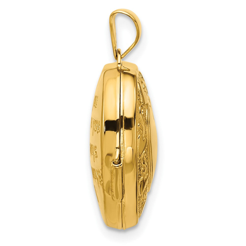 Gold Polished Heart Lockets