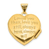 Gold Polished Heart Lockets