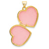 Gold Polished Heart Lockets