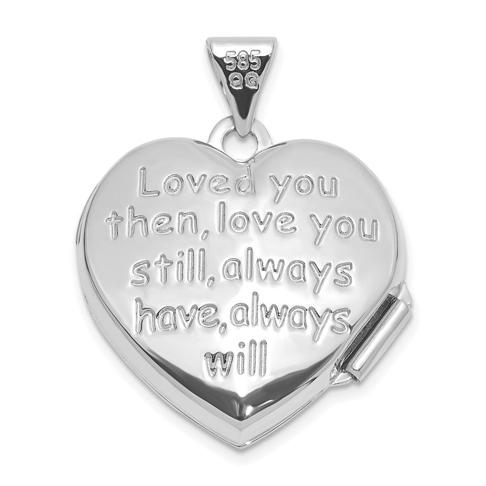 Gold Polished Heart Lockets