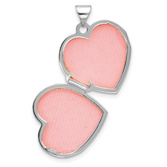 Gold Polished Heart Lockets