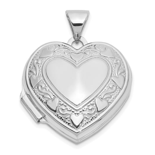 Gold Polished Heart Lockets