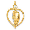 Gold Polished "Special Mom" Heart Lockets