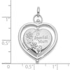 Gold Polished "Special Mom" Heart Lockets