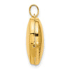 Gold Polished Diamond Heart Lockets