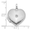 Gold Polished Diamond Heart Lockets