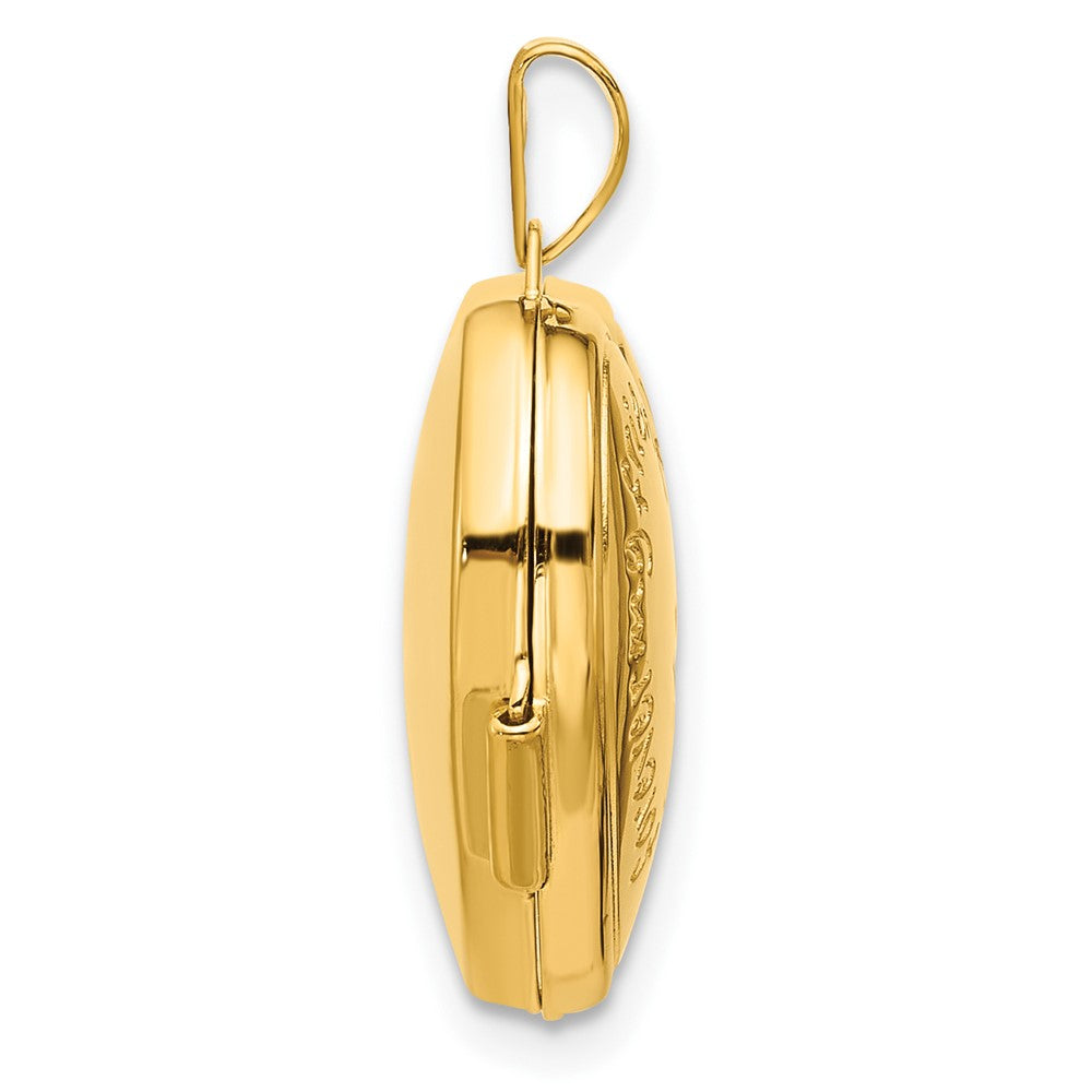 Gold Polished Diamond Always My Mom Lockets