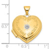 Gold Polished Diamond Always My Mom Lockets