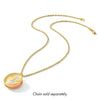14K with White Rhodium Diamond Star and Moon 20mm Round Locket