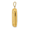 14k Fancy Border 20x15mm Rectangle Locket