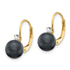 FWC Pearl & Diamond Leverback Earrings