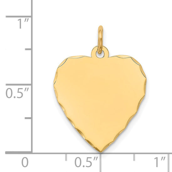 Scalloped Heart Discs