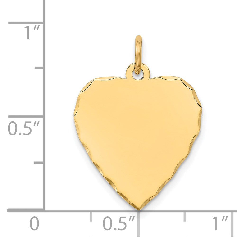 Scalloped Heart Discs