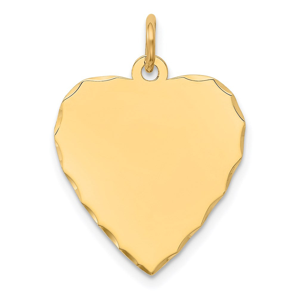 Scalloped Heart Discs