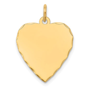 Scalloped Heart Discs