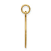 14k 19mm Round Non-enameled Medical Jewelry Pendant