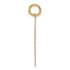 14k Etched Edge .013 Gauge Engravable Round Scalloped 21.5mm Disc Charm
