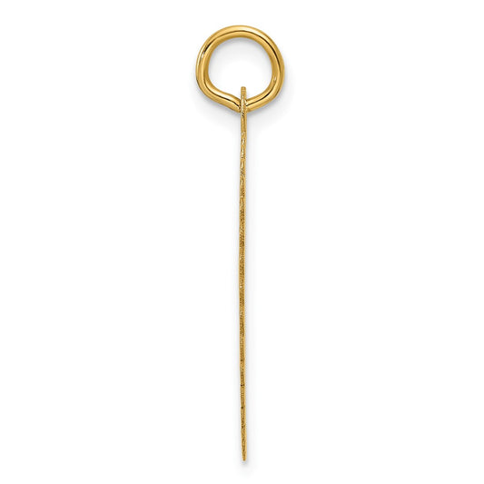 14k Etched Edge .013 Gauge Engravable Round Scalloped 21.5mm Disc Charm